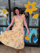 Load image into Gallery viewer, Yellow Floral Dress
