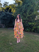 Load image into Gallery viewer, Mustard Mix Floral Dress
