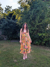 Load image into Gallery viewer, Mustard Mix Floral Dress

