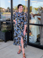 Load image into Gallery viewer, Sheer Bodice Floral Dress
