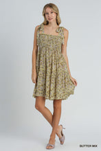 Load image into Gallery viewer, Smocked Floral Dress
