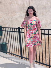 Load image into Gallery viewer, Fuschia Patchwork Dress
