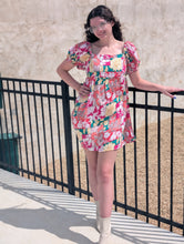 Load image into Gallery viewer, Fuschia Patchwork Dress
