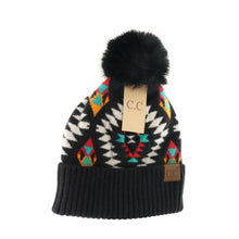 Load image into Gallery viewer, Aztec Pom Beanie
