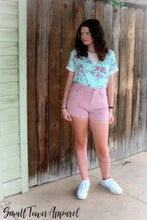 Load image into Gallery viewer, Mint Floral Top
