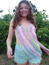 Load image into Gallery viewer, Boho Crochet Rainbow Halter
