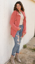 Load image into Gallery viewer, Peach Cozy Soft Shacket
