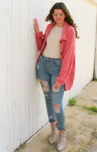 Load image into Gallery viewer, Peach Cozy Soft Shacket
