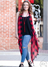 Load image into Gallery viewer, Buffalo Plaid Cover Up
