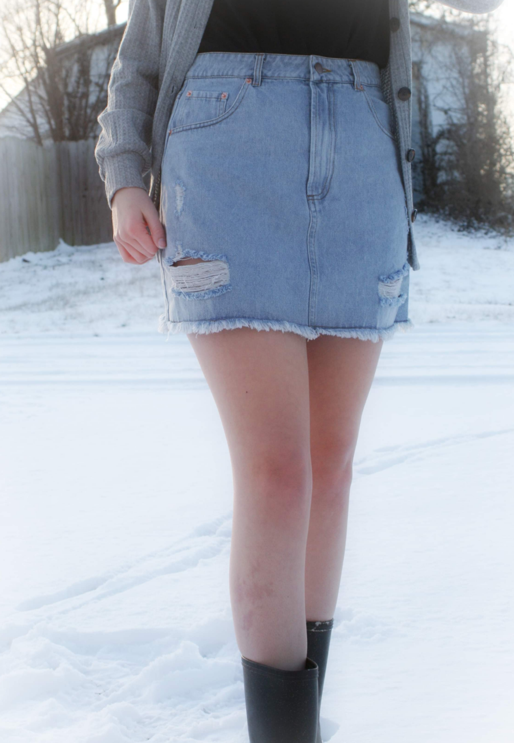 Denim Skirt