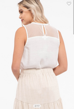 Load image into Gallery viewer, Tank Blouse With Lace Details
