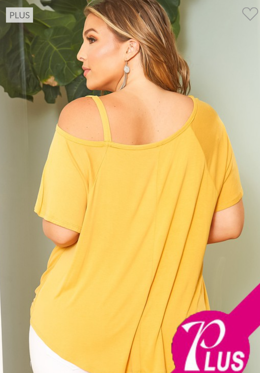 Yellow Cold Shoulder