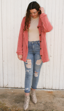 Load image into Gallery viewer, Peach Cozy Soft Shacket

