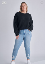 Load image into Gallery viewer, Curvy Waffle Knit Sweater
