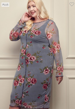 Load image into Gallery viewer, Curvy Two Piece Midi Dress
