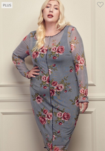 Load image into Gallery viewer, Curvy Two Piece Midi Dress
