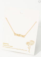 Load image into Gallery viewer, Dainty Mama Necklace
