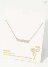 Load image into Gallery viewer, Dainty Mama Necklace
