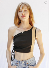 Load image into Gallery viewer, One Shoulder Knit Crop Top
