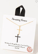 Load image into Gallery viewer, Gold Dipped Dainty Cross Necklace
